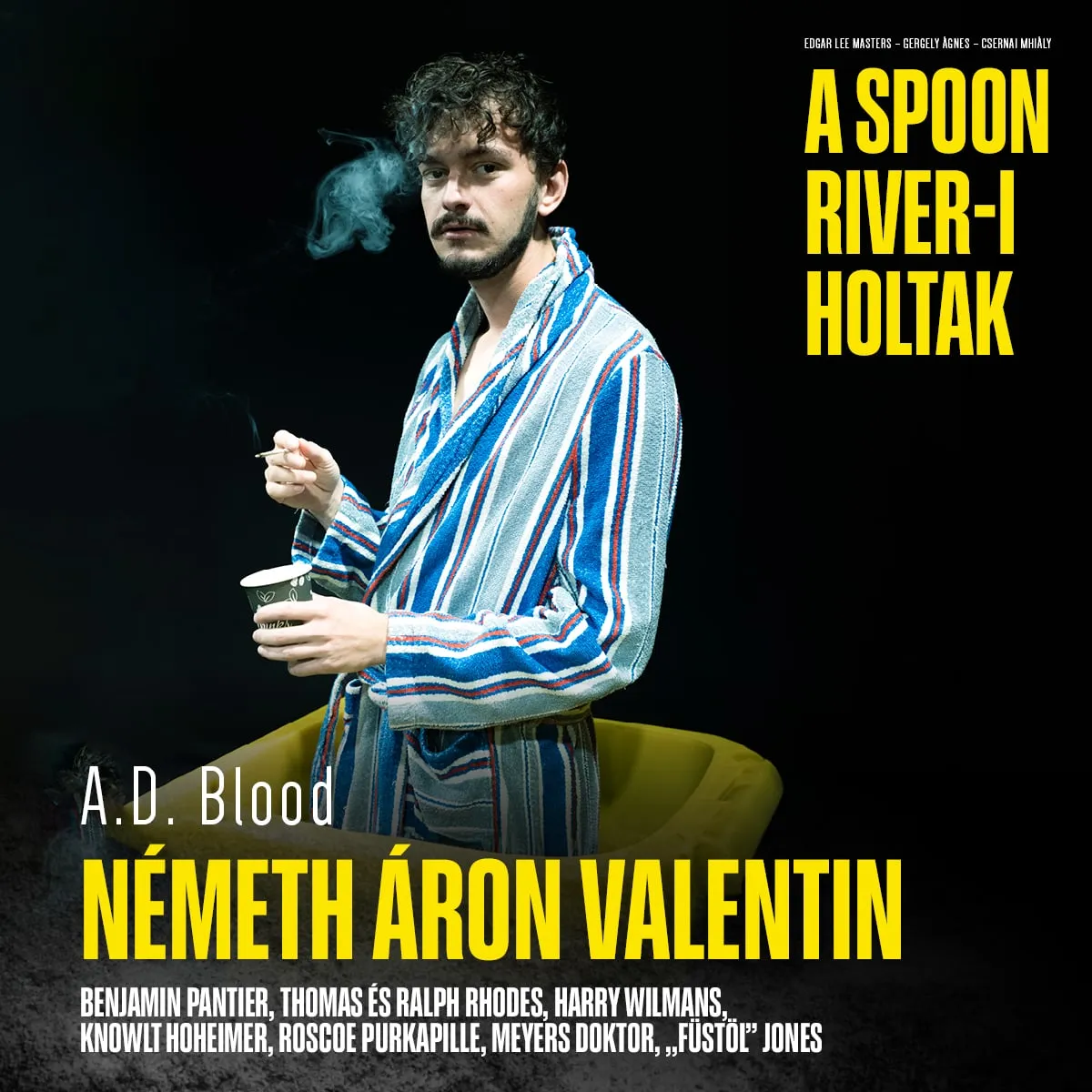 A Spoon-riveri holtak — színpadkép